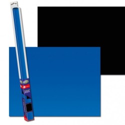 Achterwand poster | Blauw - Zwart 