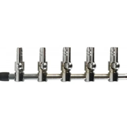 RVS Luchtkraan 5 uitgangen RVS Luchtkraan 5 uitgangen