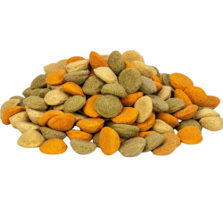 Paardensnoepjes 3-mix - Luzerne | Wortel | Mais - 10 kg Paardensnoepjes 3-mix - Luzerne | Wortel | Mais - 10 kg