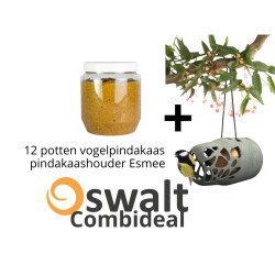 Combideal: Singing Friend Esmee + 12 potten Vogelpindakaas Naturel Combideal: Singing Friend Esmee + 12 potten Vogelpindakaas Naturel