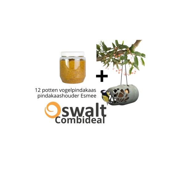 Combideal: Singing Friend Esmee + 12 potten Vogelpindakaas Naturel Combideal: Singing Friend Esmee + 12 potten Vogelpindakaas Naturel