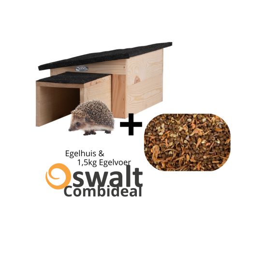 Combideal: Egelhuis met Egelvoer 1,5kg