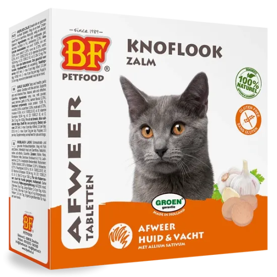 BioFood AntiVlo Knoflook Zalm Tabletten - 100 stuks BioFood AntiVlo Knoflook Zalm Tabletten - 100 stuks