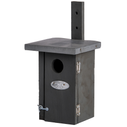 Vogelhuisje winterkoning grijs