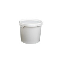 Emmers met deksel - 5 Liter - Wit