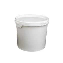 Emmers met deksel - 5 Liter - Transparant