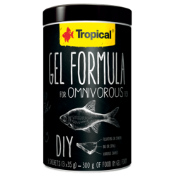Tropical Gel Formule voor Omnivore vissen (Alleseters) - 1 Liter 