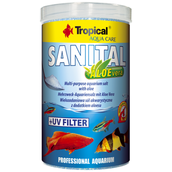 Tropical Sanital - Aquariumzout met Aloe Vera (500ml / 600gram)