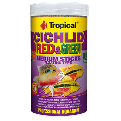 Cichlide Red & Green Sticks Medium - 1 Liter