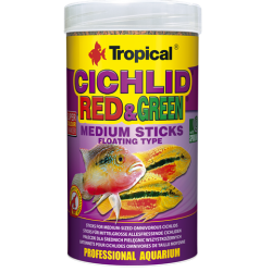 Cichlide Red & Green Sticks Medium - 1 Liter