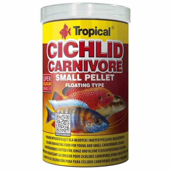 Tropical Cichlide Pellet Carnivoor Small (1 Liter) Tropical Cichlide Pellet Carnivoor Small (1 Liter)