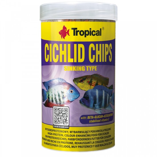 Tropical Cichlide Chips (1 Liter)