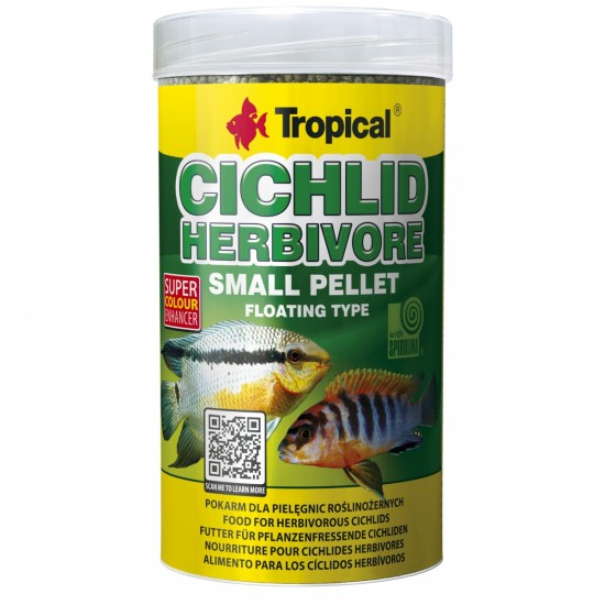 Tropical Cichlide Pellet Herbivoor Small (1 Liter) Tropical Cichlide Pellet Herbivoor Small (1 Liter)