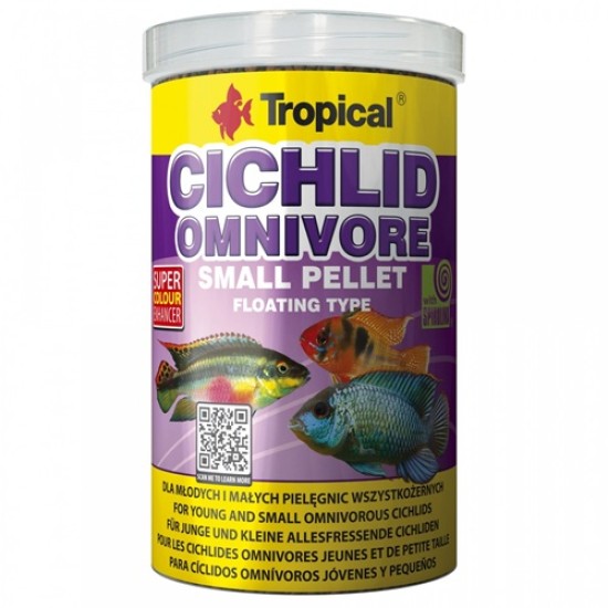 Tropical Cichlide Pellet Omnivoor Small (1 Liter) Tropical Cichlide Pellet Omnivoor Small (1 Liter)