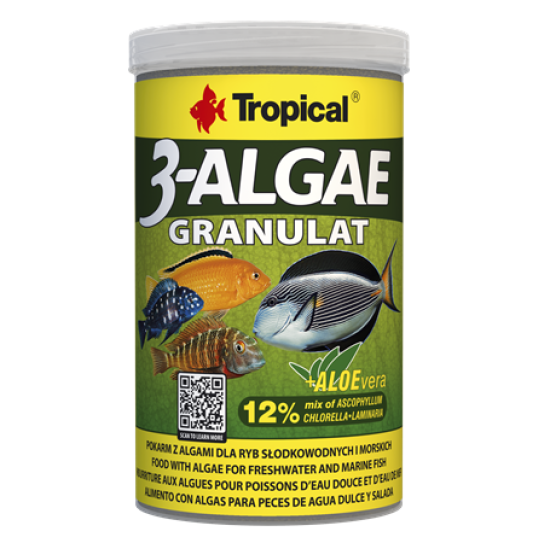 Tropical 3 Algen Granulaat (1 Liter) Tropical 3 Algen Granulaat (1 Liter)