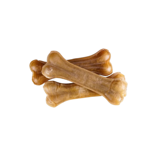 Geperste kauwbot - kauwstaaf - 10cm Geperste kauwbot - kauwstaaf - 10cm