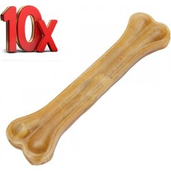 Geperste Kauwbot XL- Kauwstaaf - 20cm Geperste Kauwbot XL- Kauwstaaf - 20cm