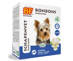 BioFood Bonbons Schapenvet Knoflook Mini - 80 stuks