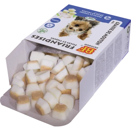 BioFood Schapenvet Bonbons Knoflook Mini BioFood schapenvet mini bonbons met knoflook voor honden 80 stuks